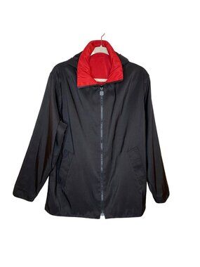 Mycra Pac Red/Black Reversible Jacket With Packable Hood, OP